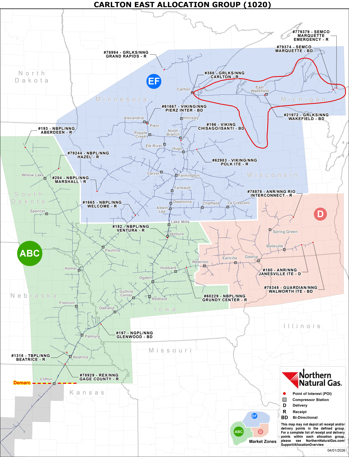 Carlton East Allocation Group (1020)