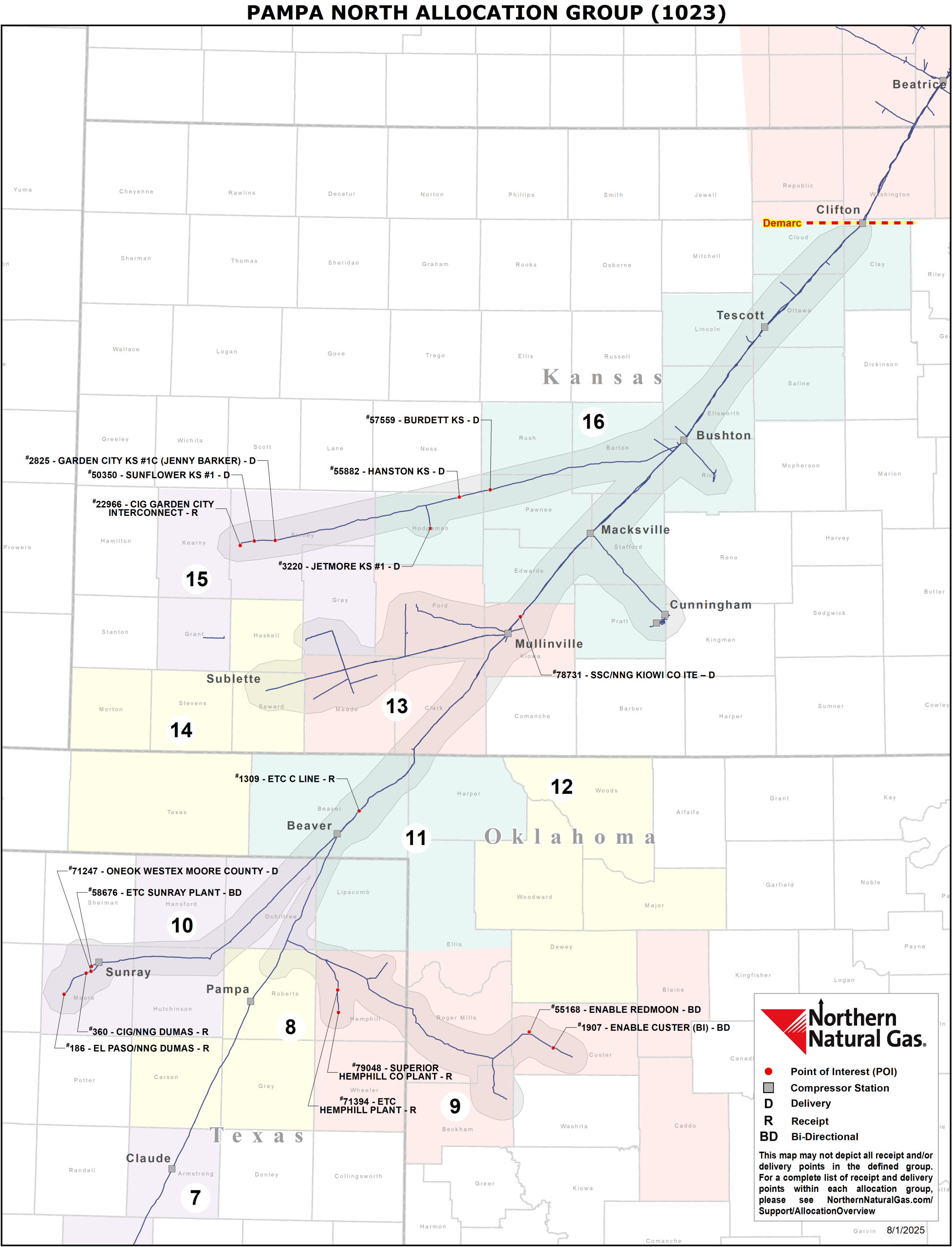 Pampa North Allocation Group (1023)