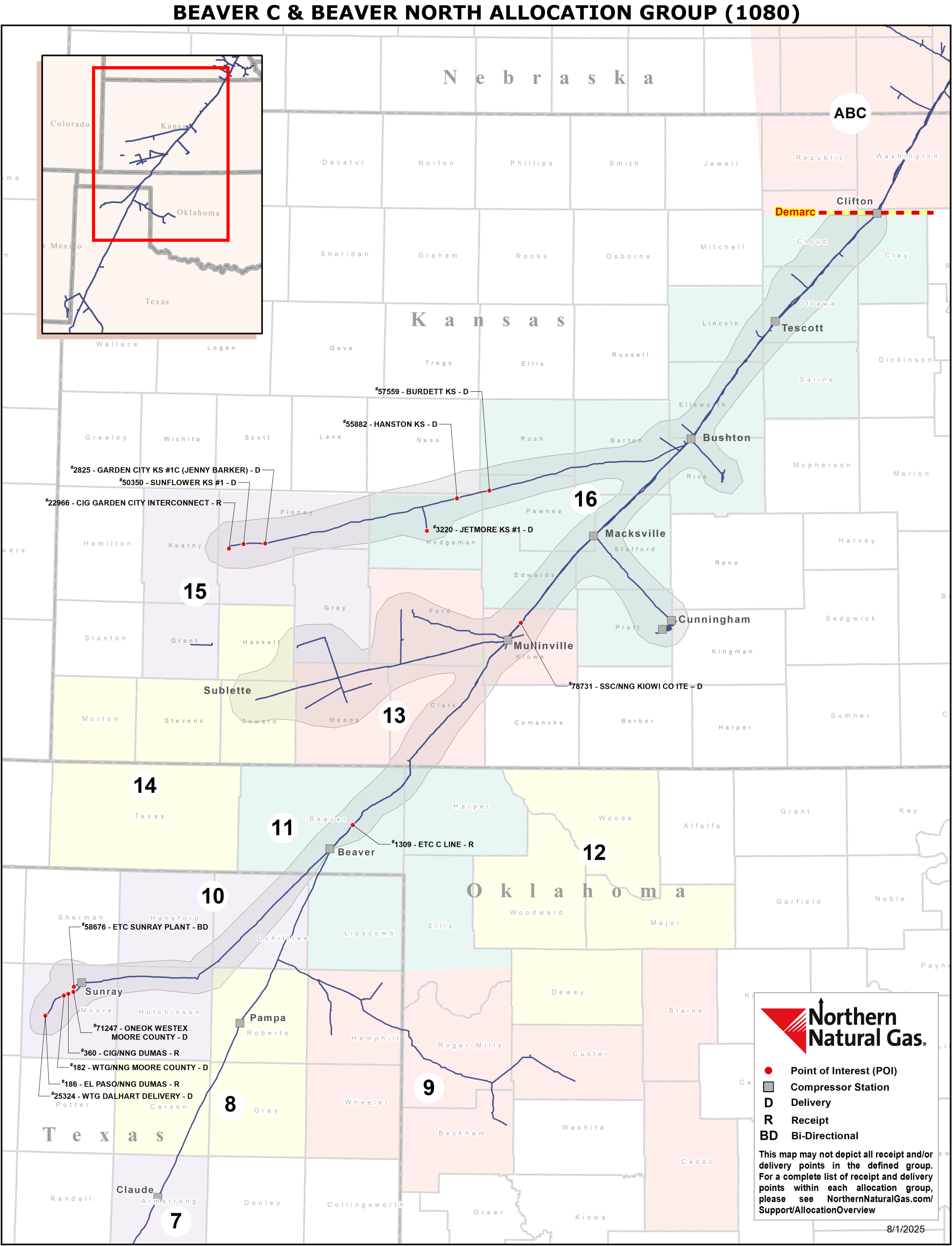 Beaver C and Beaver North Allocation Group (1080)