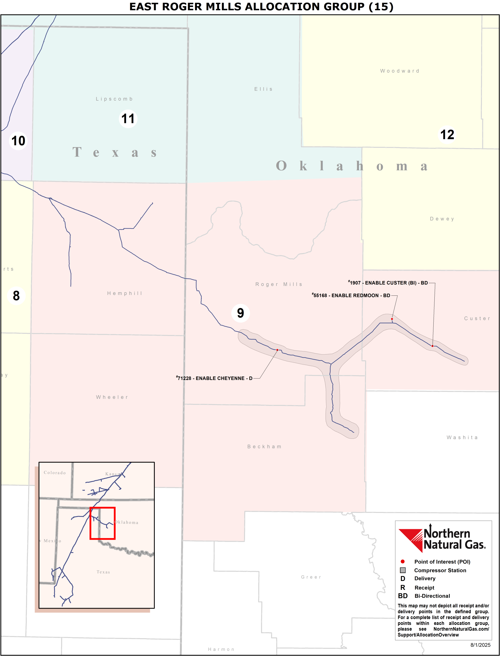 East Roger Mills Allocation Group (15)