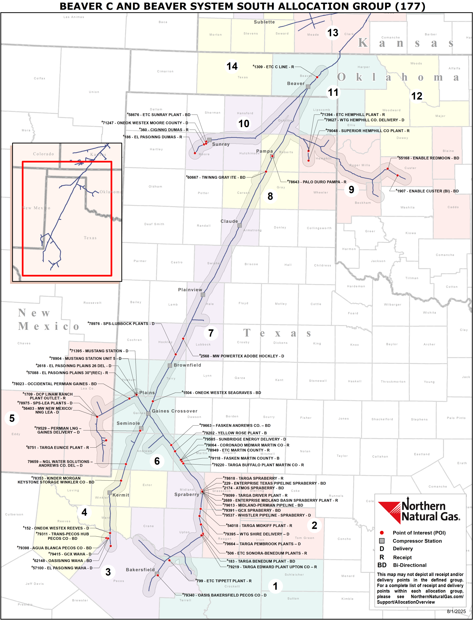 Beaver C and Beaver System South Allocation Group (177)