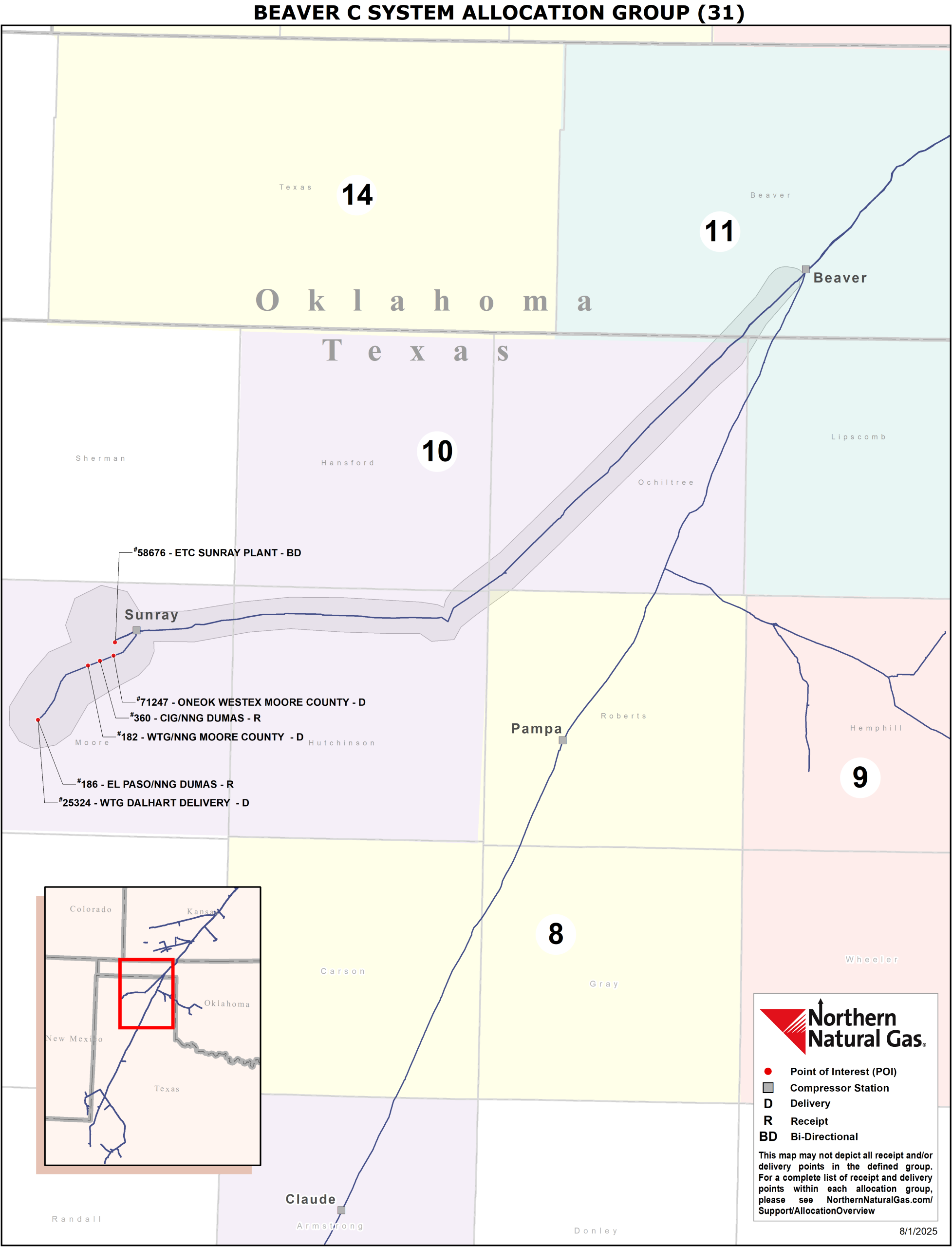 Beaver C System Allocation Group (31)
