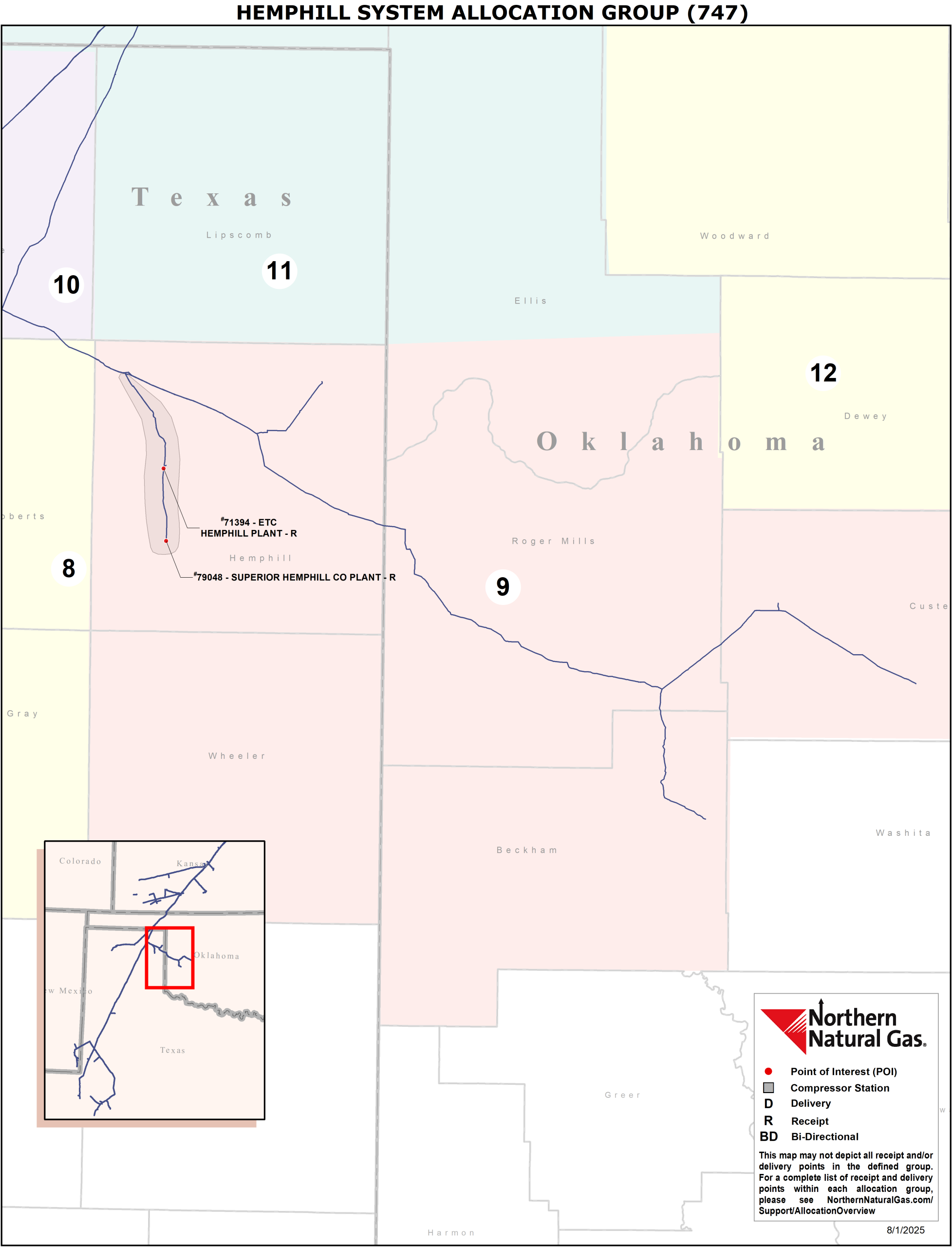 Hemphill System Allocation Group (747)
