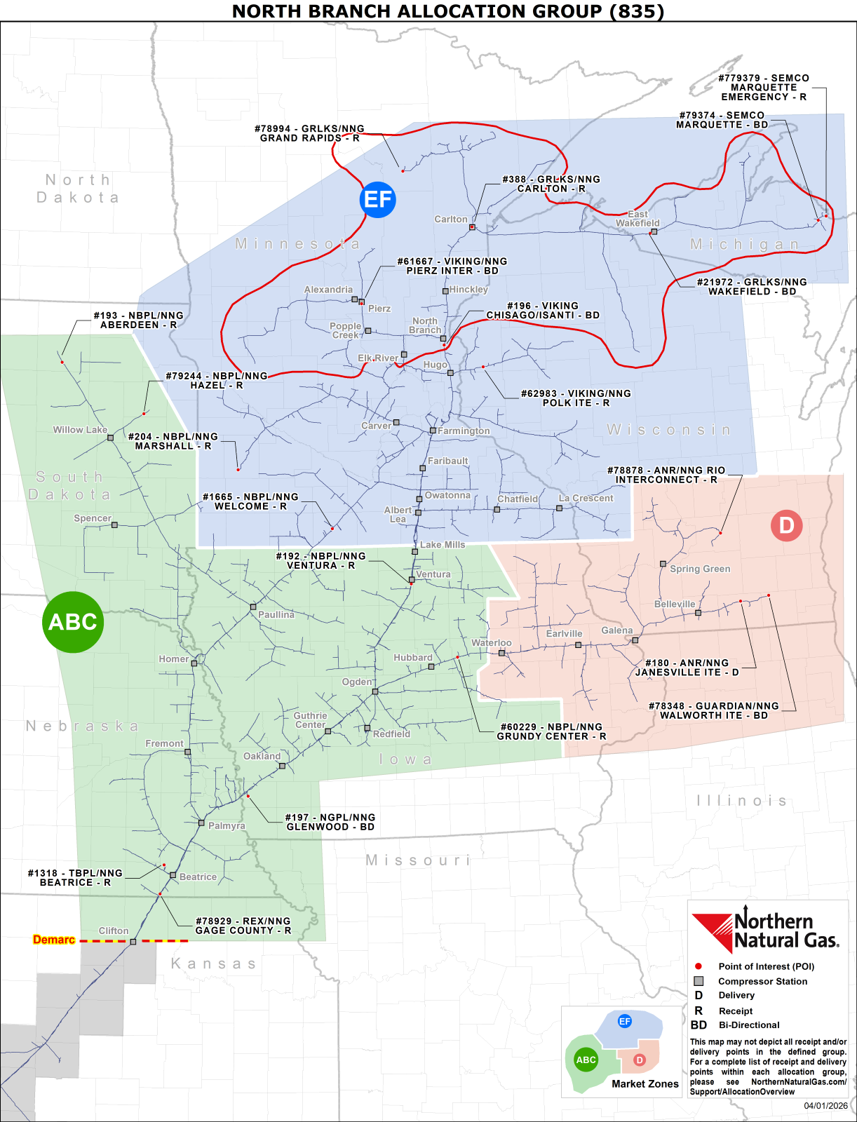North Branch Allocation Group (835)