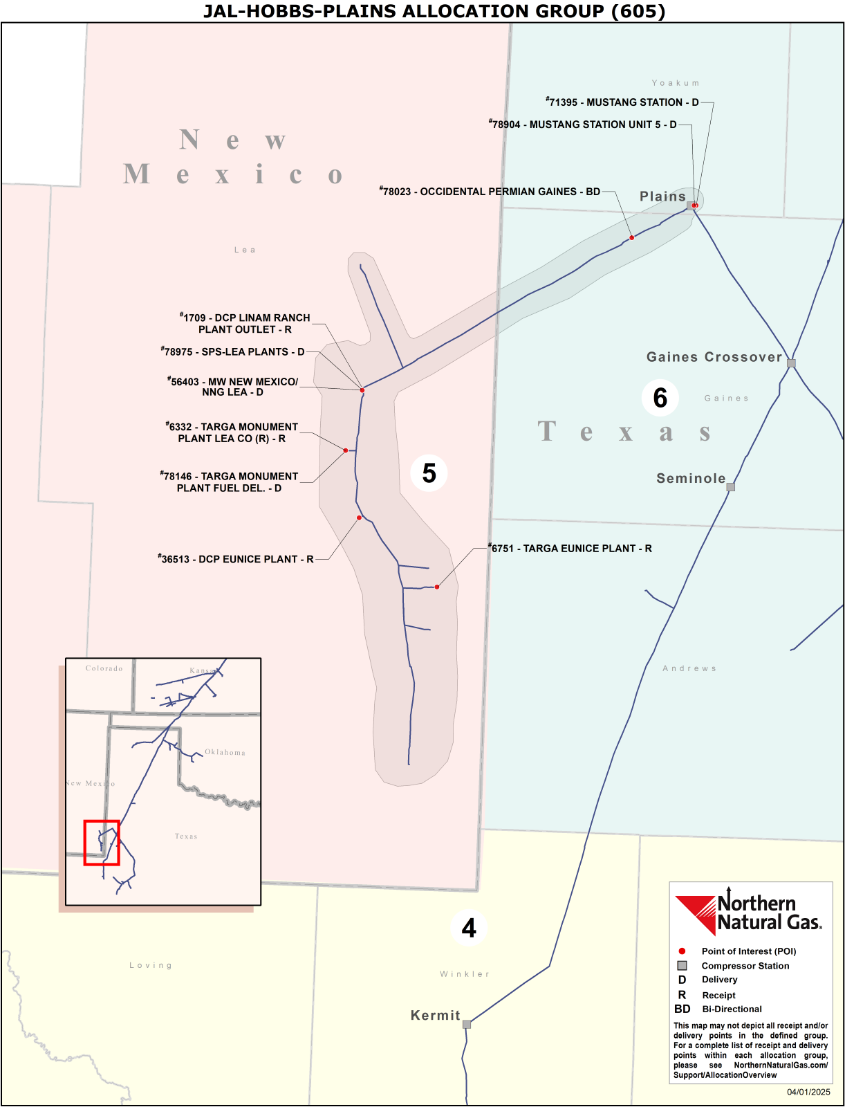 (605) Jal-Hobbs-Plains Allocation Group Map