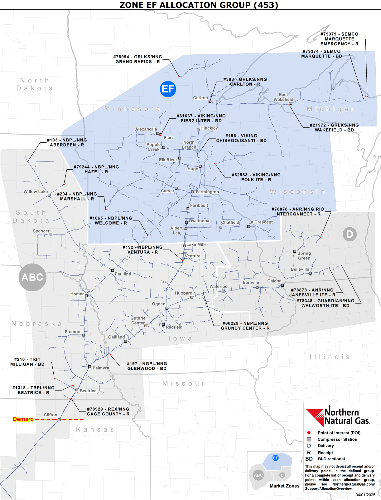 456 Zone EF Allocation Group